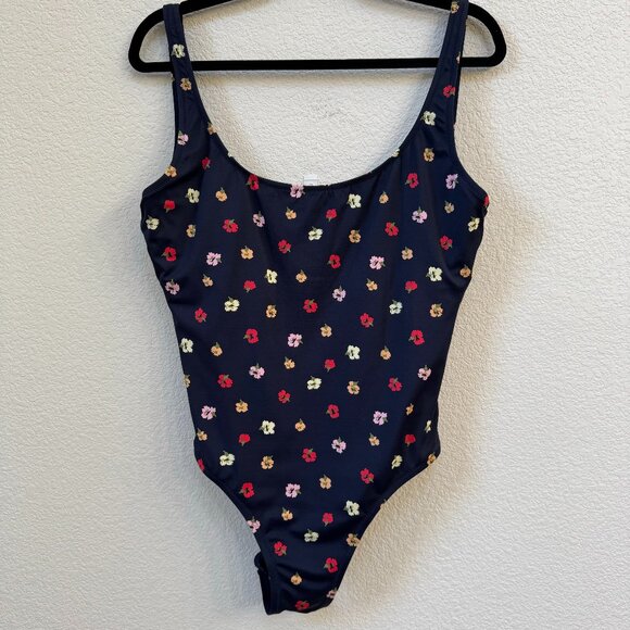 Madewell Other - Madewell Women's Second Wave Tank One-Piece Swimsuit Confetti Floral Size Large